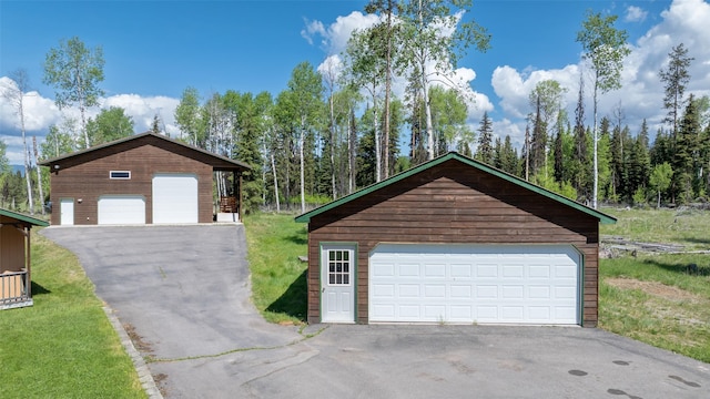 1065 Evergreen Dr, Seeley Lake, MT 59868 - view of detached garage