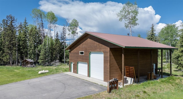 1065 Evergreen Dr, Seeley Lake, MT 59868 - view of detached garage