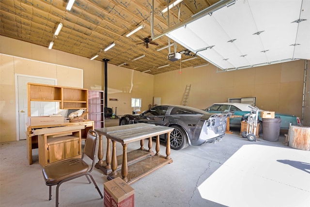 1065 Evergreen Dr, Seeley Lake, MT 59868 - garage with a garage door opener