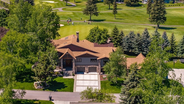 309 Fairway Dr, Whitefish, MT 59937 - view from above of property featuring a local golf course