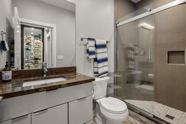 309 Fairway Dr, Whitefish, MT 59937 - full bath featuring a stall shower and vanity
