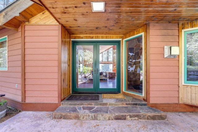 14690 Shore Acres Dr, Bigfork, MT 59911 - view of exterior entry featuring french doors