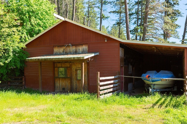 14690 Shore Acres Dr, Bigfork, MT 59911 - view of pole building