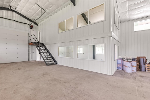 189 Blue Creek Rd, Heron, MT 59844 - garage featuring metal wall