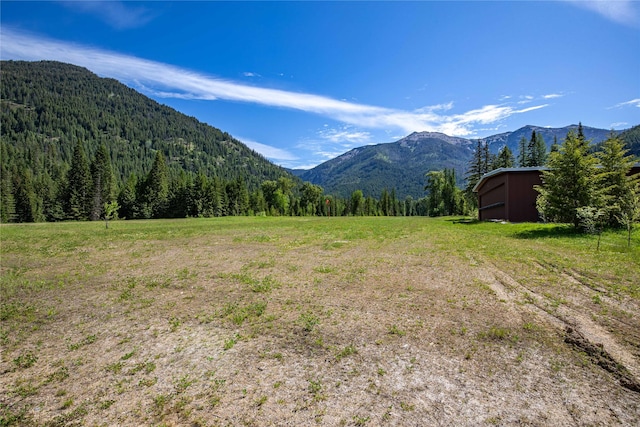 189 Blue Creek Rd, Heron, MT 59844 - view of mountain background featuring a forest