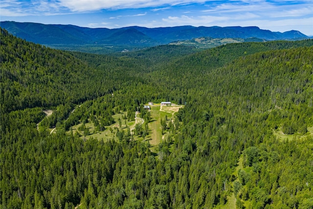 189 Blue Creek Rd, Heron, MT 59844 - aerial view of a forest and a mountainous background