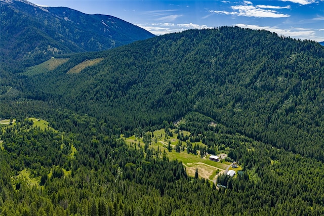 189 Blue Creek Rd, Heron, MT 59844 - mountain view with a forest