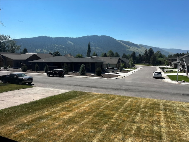 1114 Creek Crossing Rd, Missoula, MT 59802 - mountain view with nearby suburban area