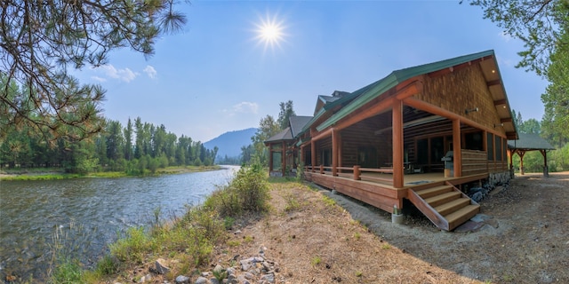 6900 Nez Perce Rd, Darby, MT 59829 - horse barn with a water and mountain view