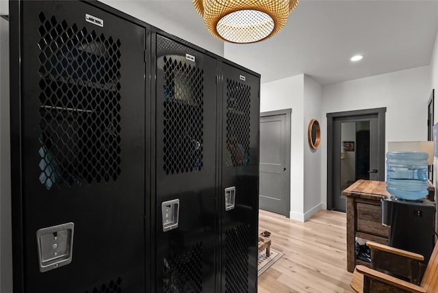 14833 Sunburst Dr, Bigfork, MT 59911 - foyer entrance with light wood-style flooring and recessed lighting