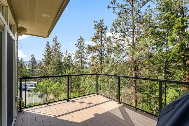 5959 Hayes Creek Rd, Missoula, MT 59804 - view of wooden deck