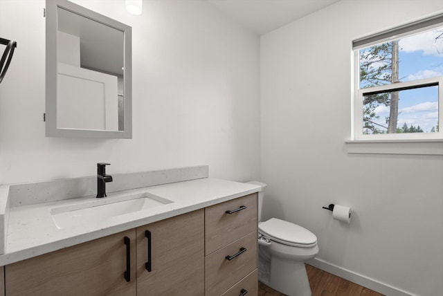 100 Bench Run, Columbia Falls, MT 59912 - bathroom featuring wood finished floors and vanity