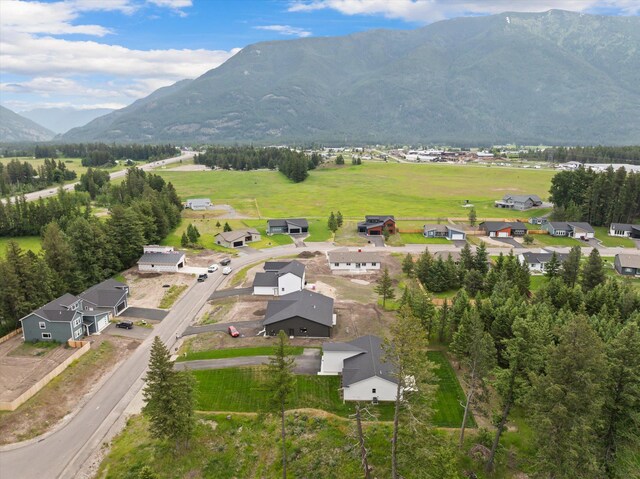 100 Bench Run, Columbia Falls, MT 59912 - aerial overview of property's location featuring mountains