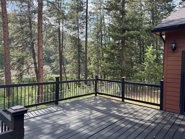 638 Trestle Creek Dr, Saint Regis, MT 59866 - view of wooden deck