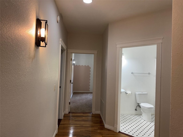 638 Trestle Creek Dr, Saint Regis, MT 59866 - corridor with wood finished floors and baseboards