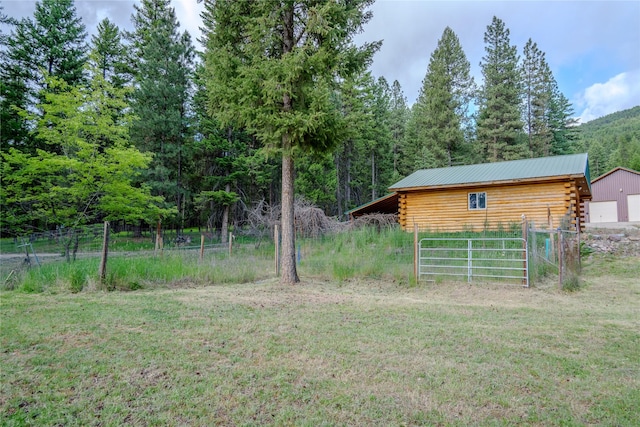 104 Swede Gulch Rd, Libby, MT 59923 - view of yard with an outbuilding