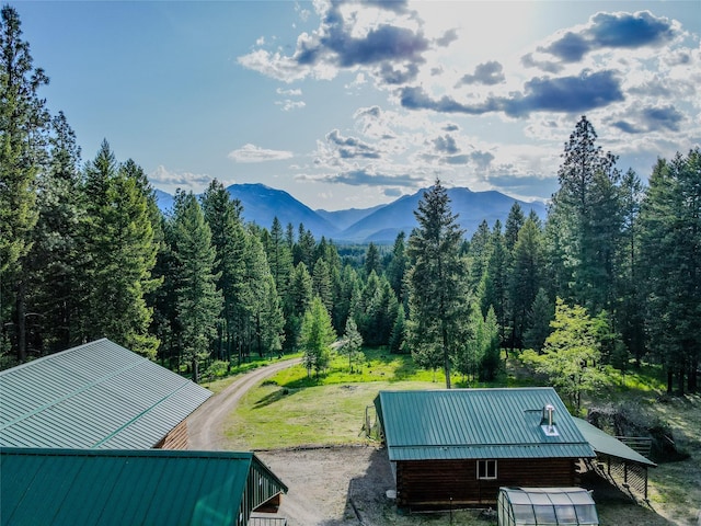 104 Swede Gulch Rd, Libby, MT 59923 - view of mountain backdrop with a forest