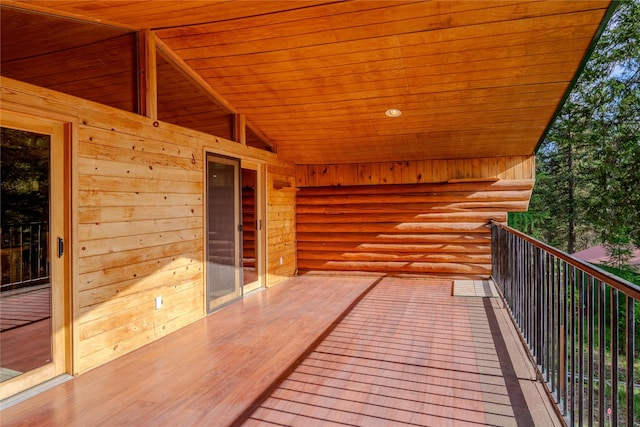 104 Swede Gulch Rd, Libby, MT 59923 - view of wooden terrace
