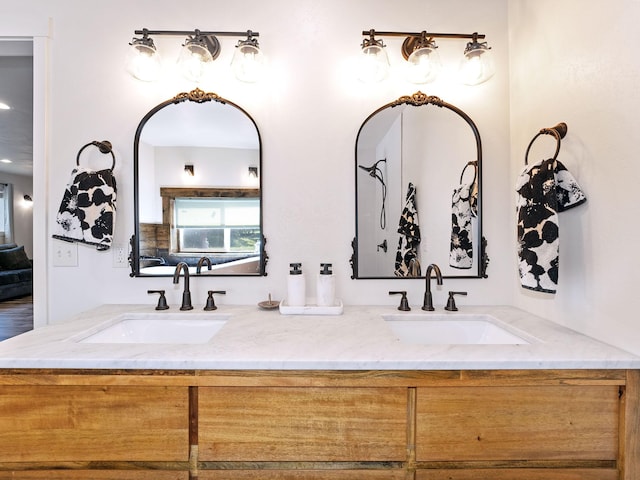 871 Conrad Dr, Kalispell, MT 59901 - bathroom featuring double vanity