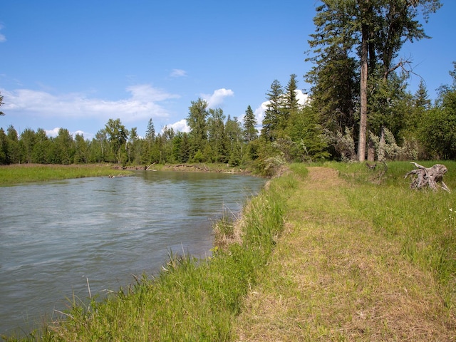871 Conrad Dr, Kalispell, MT 59901 - water view with a heavily wooded area