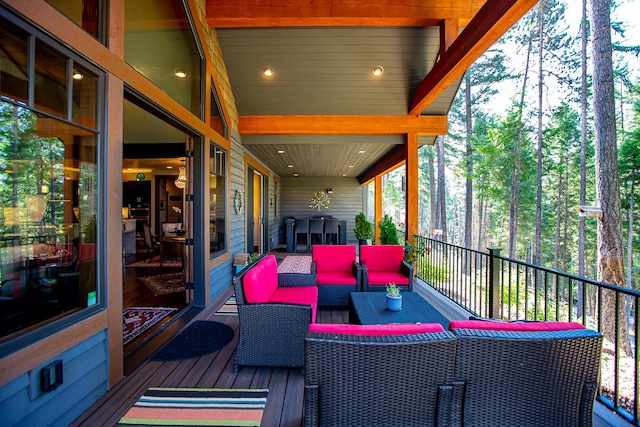 2475 E Lakeshore Dr, Whitefish, MT 59937 - view of patio with outdoor lounge area