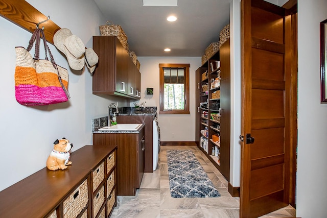 2475 E Lakeshore Dr, Whitefish, MT 59937 - interior space featuring a sink and separate washer and dryer