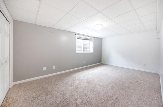 7580 Arroyo Ln, Missoula, MT 59808 - unfurnished room with carpet floors and a paneled ceiling