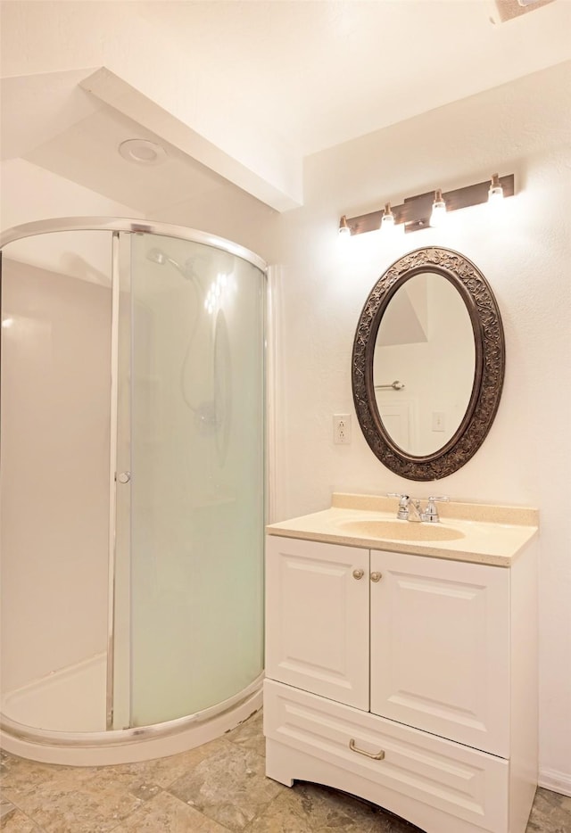 7580 Arroyo Ln, Missoula, MT 59808 - full bathroom with a stall shower and vanity