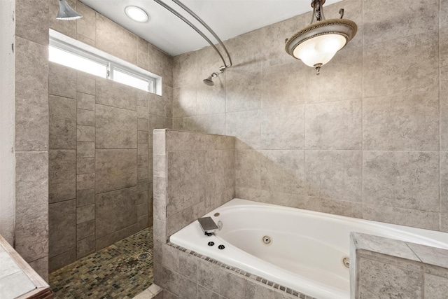 116 Windameer Ct, Butte, MT 59701 - bathroom with walk in shower and a jetted tub