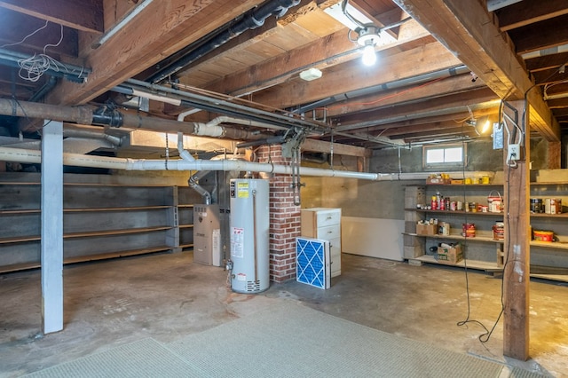 2606 View Dr, Missoula, MT 59804 - basement with gas water heater