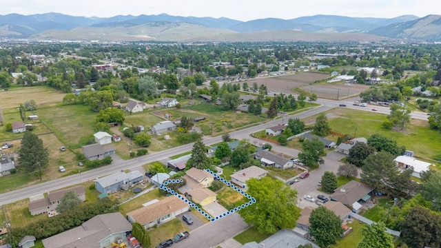2606 View Dr, Missoula, MT 59804 - aerial view of residential area with mountains