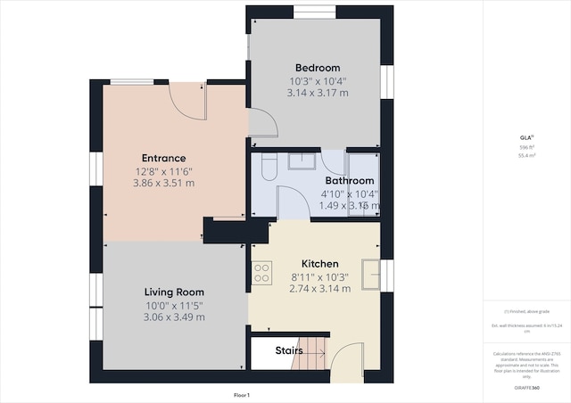 305 10th St S, Great Falls, MT 59405 - view of room layout