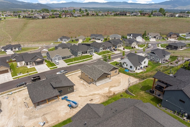 7018 Max Dr, Missoula, MT 59803 - aerial overview of property's location featuring nearby suburban area and mountains