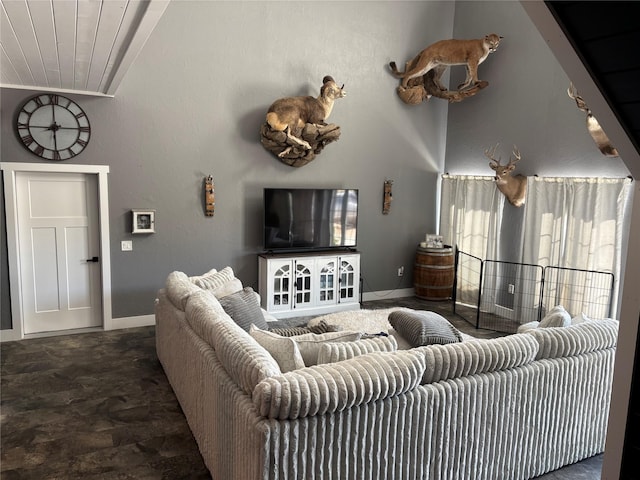 411 10th Ave NE, Choteau, MT 59422 - living area featuring baseboards