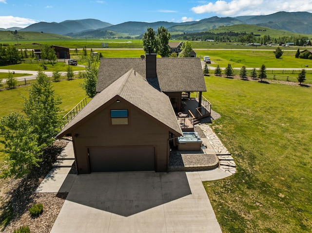 100 N Low Bench Rd, Gallatin Gateway, MT 59730 - view of rural area with mountains and a pastoral area
