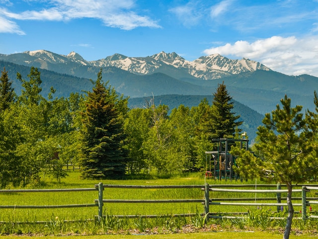 100 N Low Bench Rd, Gallatin Gateway, MT 59730 - view of mountain background