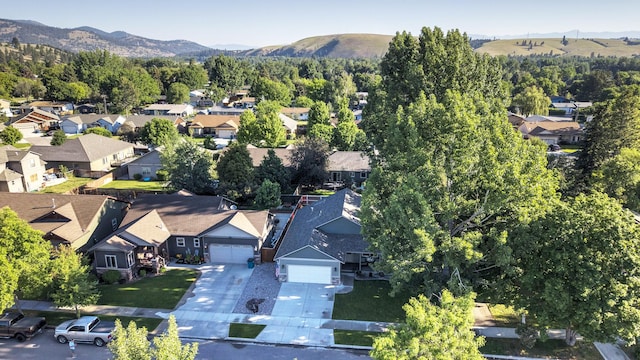 5334 Woodrow Ln, Lolo, MT 59847 - aerial view of residential area with mountains