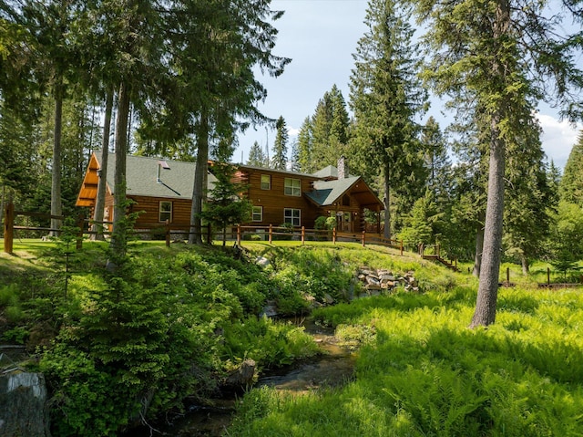 421 Swanson Lodge Rd, Troy, MT 59935 - view of yard