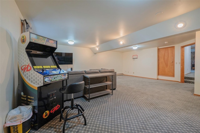 1520 Highland St, Helena, MT 59601 - game room with carpet floors and baseboards