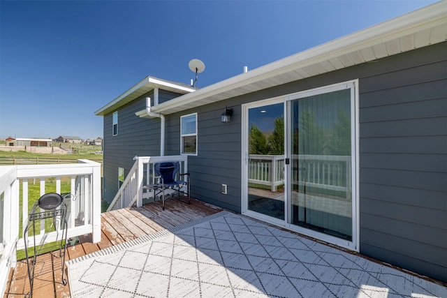 5196 Stallion Ridge Dr, Helena, MT 59602 - view of wooden deck