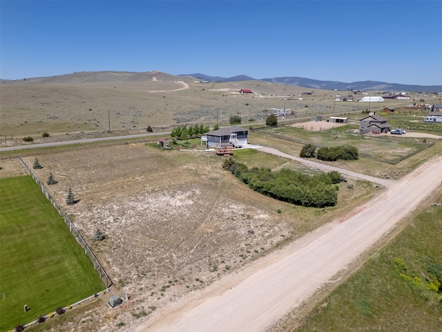 5196 Stallion Ridge Dr, Helena, MT 59602 - view of rural area with a mountain backdrop