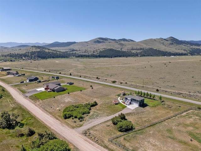 5196 Stallion Ridge Dr, Helena, MT 59602 - overview of rural landscape featuring mountains