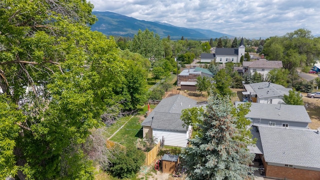 424 4th Ave, Victor, MT 59875 - aerial perspective of suburban area with mountains