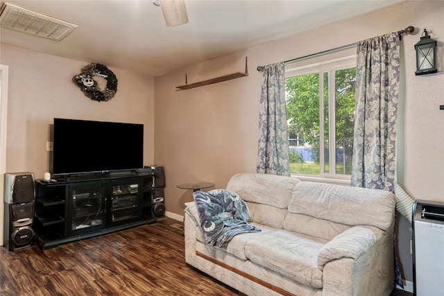 424 4th Ave, Victor, MT 59875 - living room with wood finished floors and baseboards