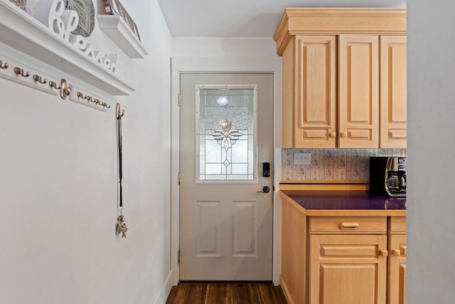 21347 Hydeaway Rd, Rollins, MT 59931 - entryway with dark wood-type flooring