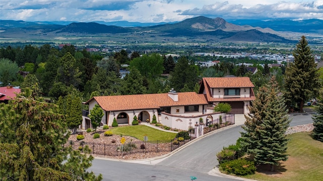 1644 Gold Rush Ave, Helena, MT 59601 - aerial view of property and surrounding area featuring a mountain backdrop
