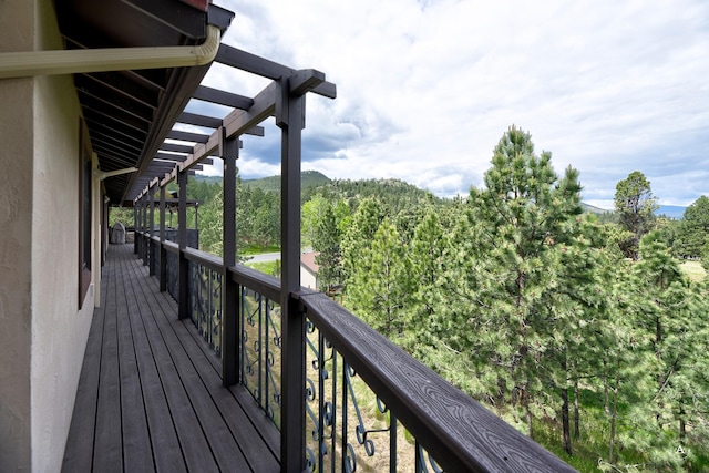1644 Gold Rush Ave, Helena, MT 59601 - view of wooden deck