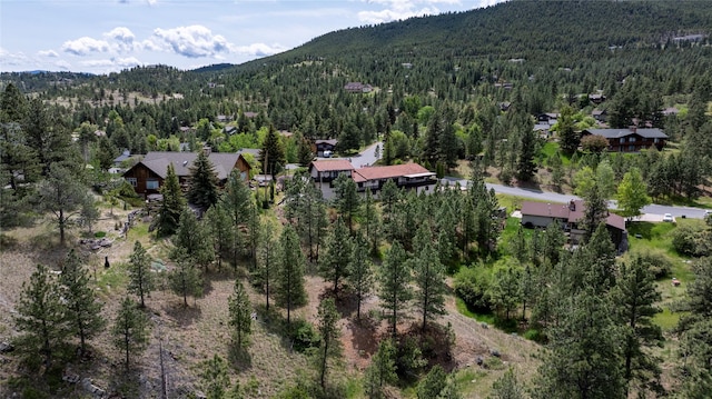 1644 Gold Rush Ave, Helena, MT 59601 - aerial view of property and surrounding area with a forest and a mountainous background