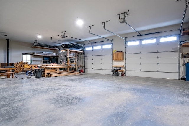 45331 Turnquist Rd, Ronan, MT 59864 - garage with a garage door opener and a workshop area