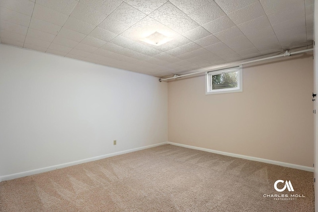 1302 Highland St, Helena, MT 59601 - below grade area featuring carpet and baseboards